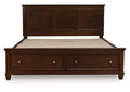 Danabrin King Panel Storage Bed, Dresser and Chest
