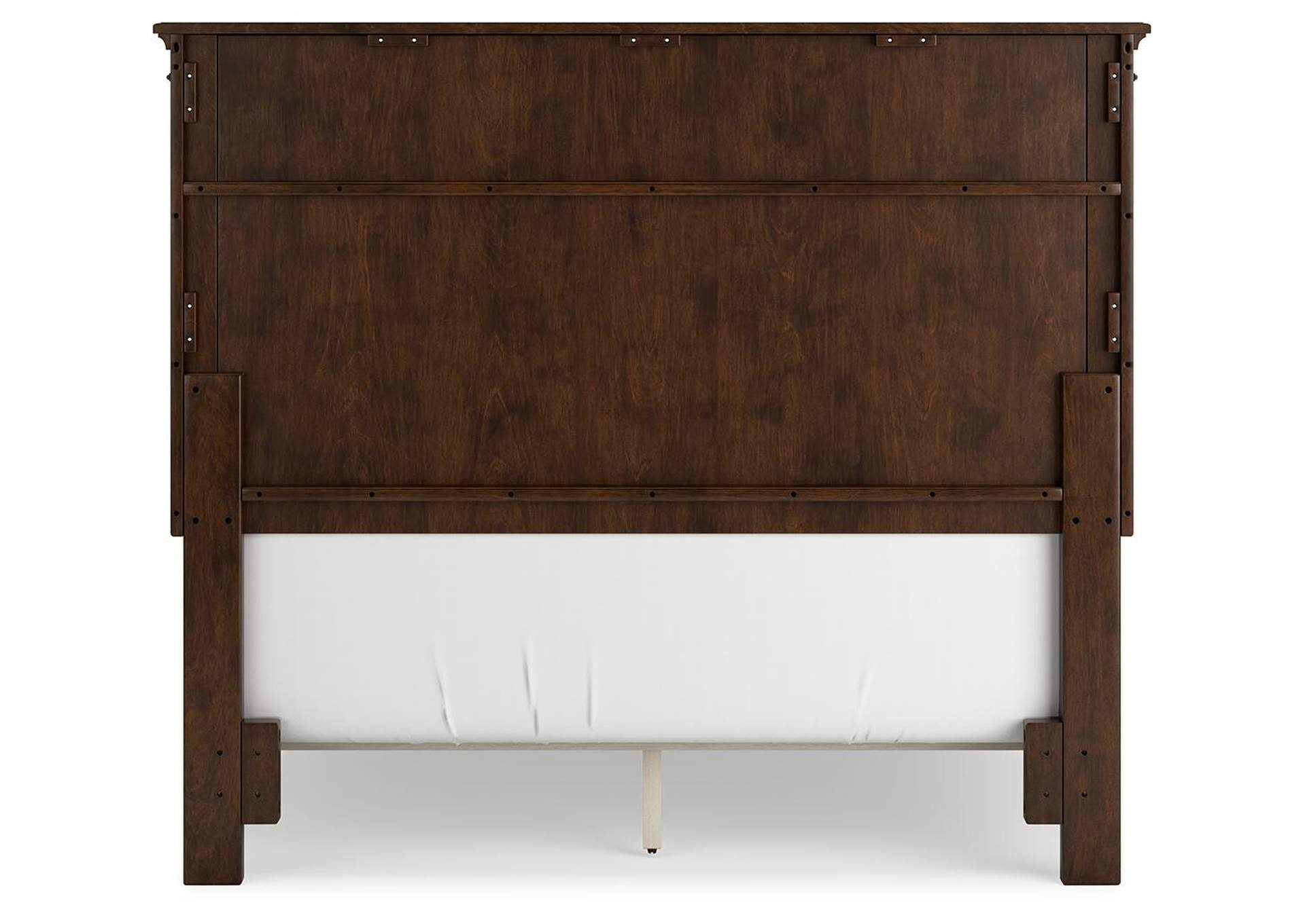 Danabrin Full Panel Bed with Mirrored Dresser and Nightstand