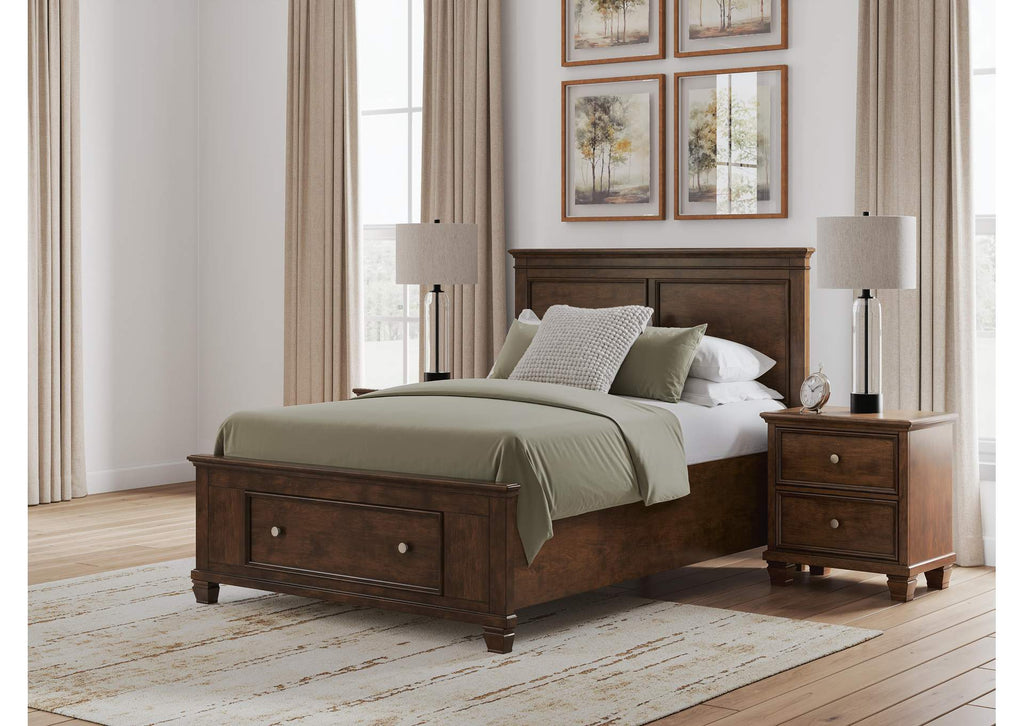 Danabrin Full Panel Storage Bed and Dresser