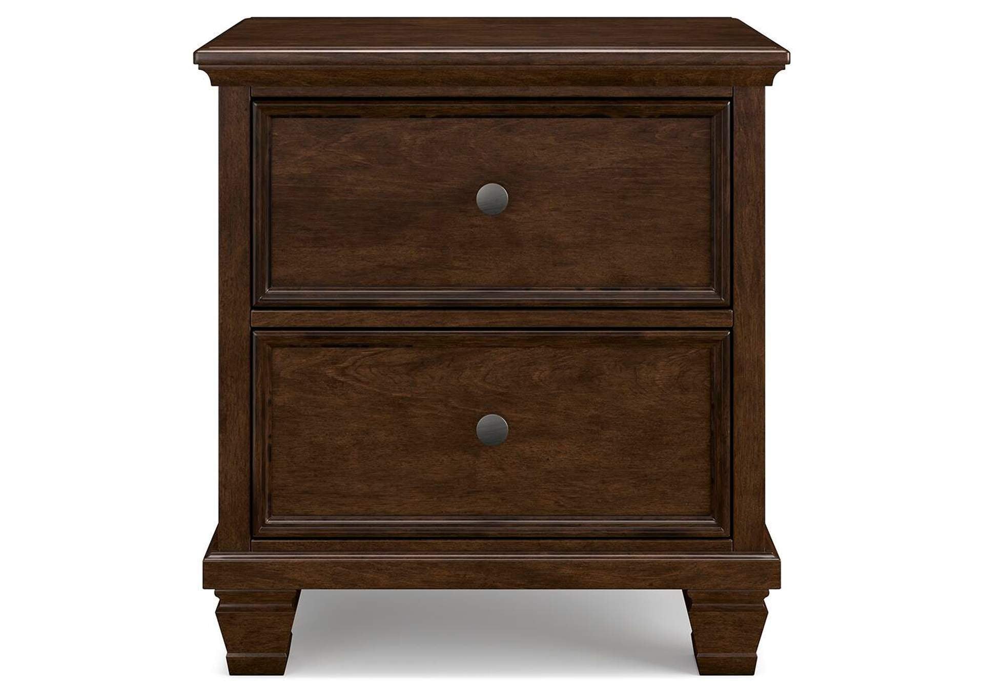 Danabrin King Panel Bed with Mirrored Dresser, Chest and Nightstand