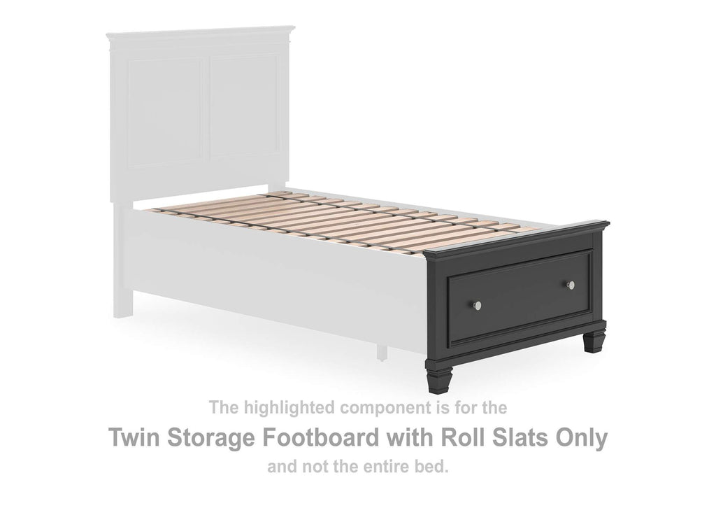 Lanolee Twin Panel Storage Bed