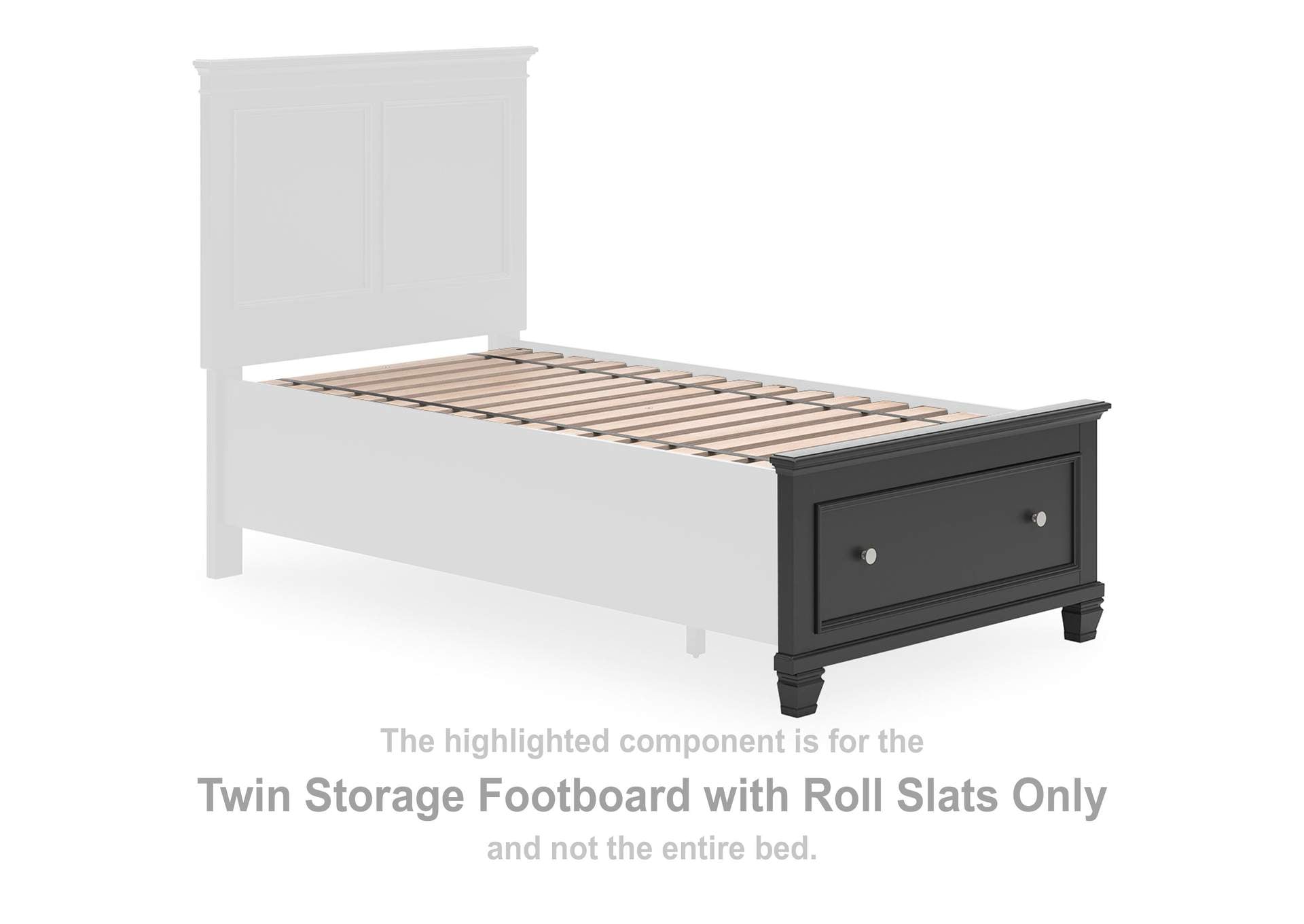 Lanolee Twin Panel Storage Bed