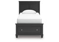 Lanolee Twin Panel Storage Bed