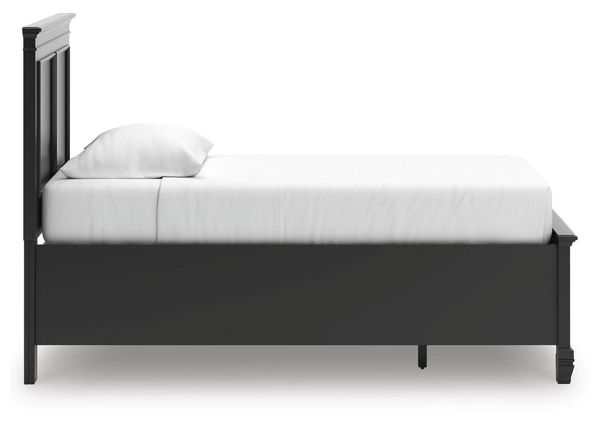 Lanolee Twin Panel Storage Bed, Dresser and Chest side view