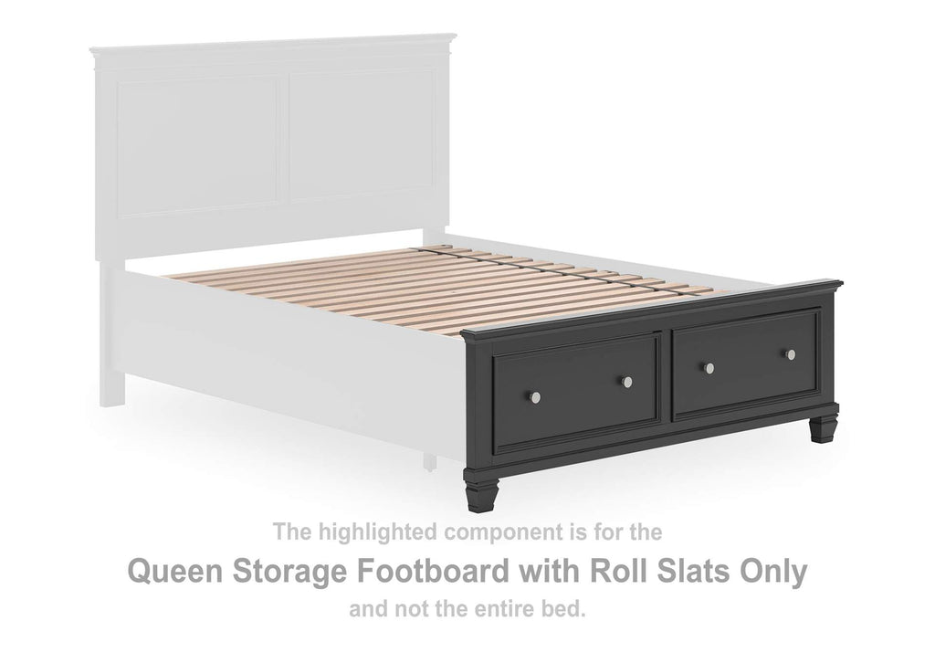 Lanolee Queen Panel Storage Bed
