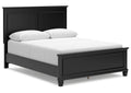 Lanolee Queen Panel Bed with Mirrored Dresser