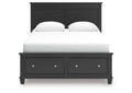 Lanolee Queen Panel Storage Bed and Dresser