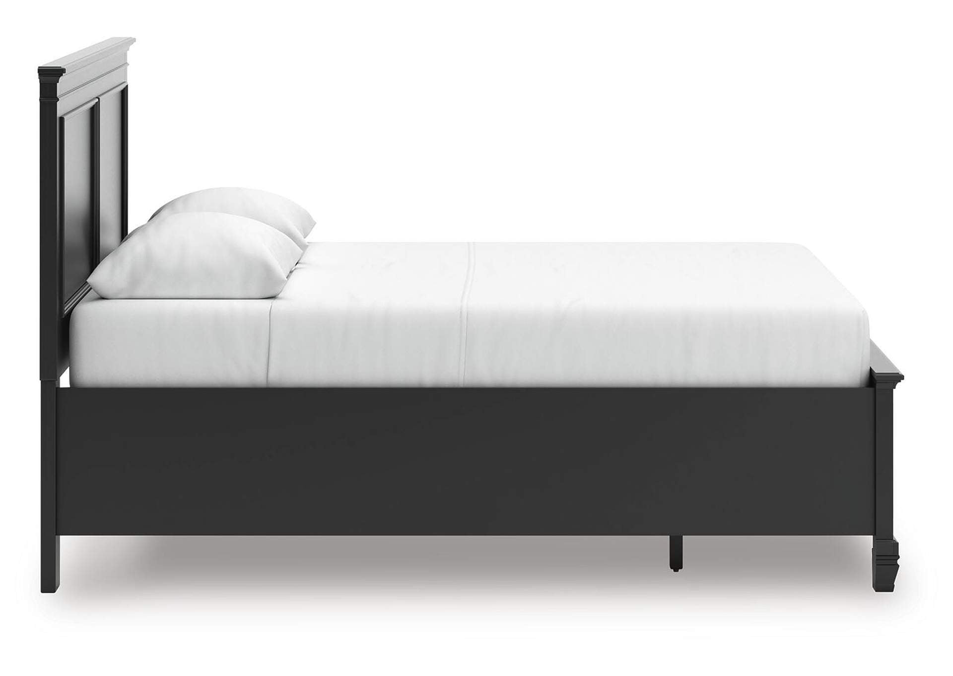 Lanolee Queen Panel Storage Bed, Dresser and Chest side view