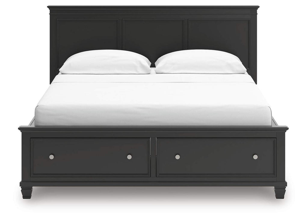 Lanolee California King Panel Storage Bed