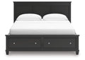 Lanolee California King Panel Storage Bed