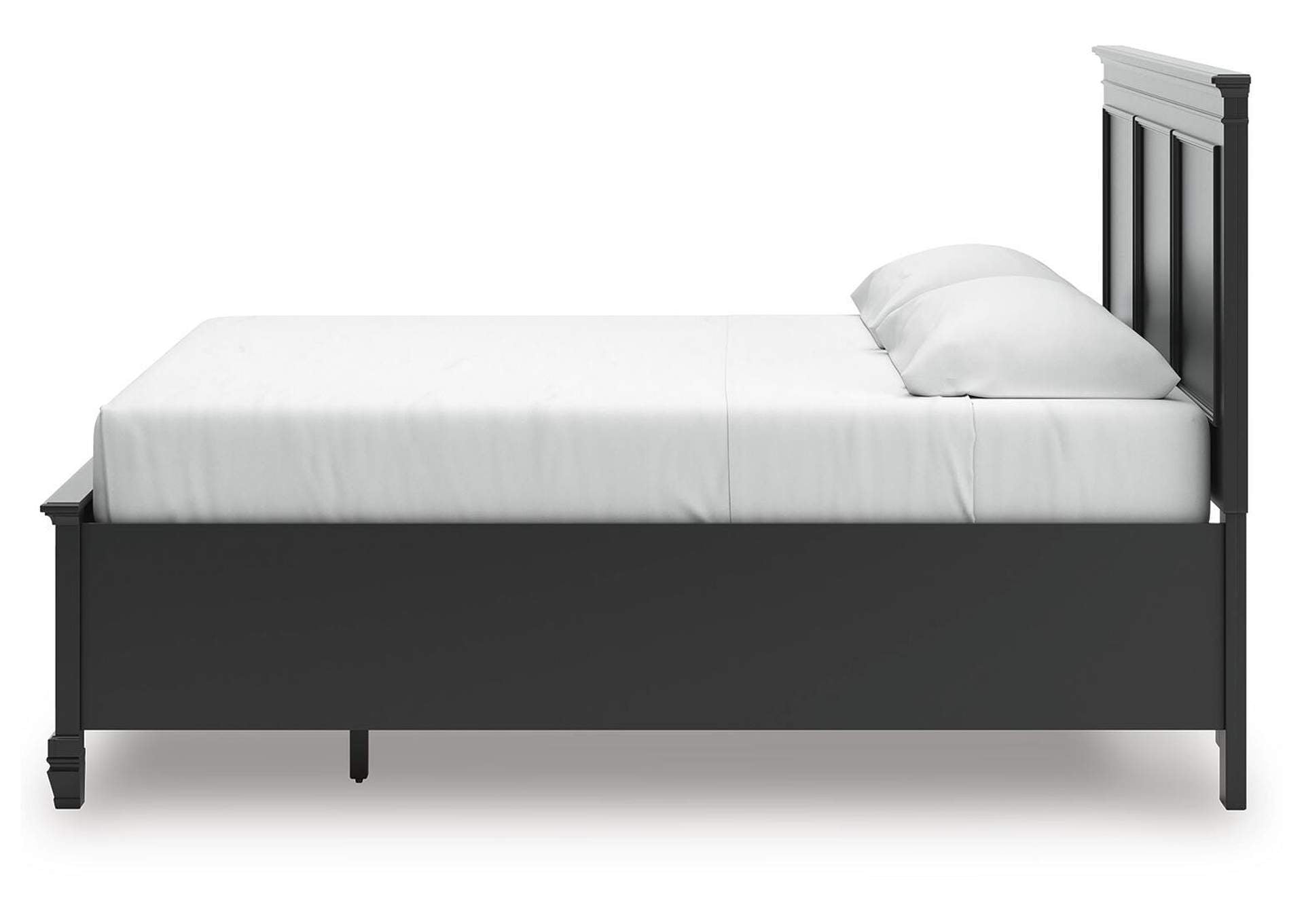Lanolee King Panel Storage Bed side view