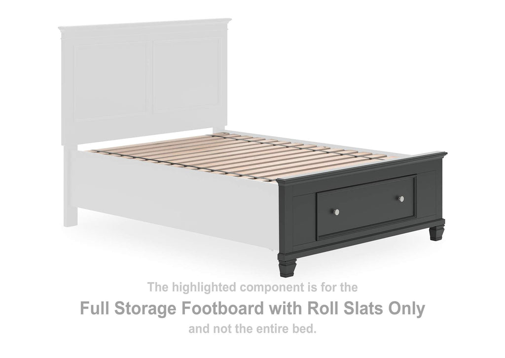 Lanolee Full Panel Storage Bed
