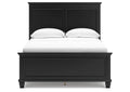 Lanolee Full Panel Bed with Mirrored Dresser and Chest
