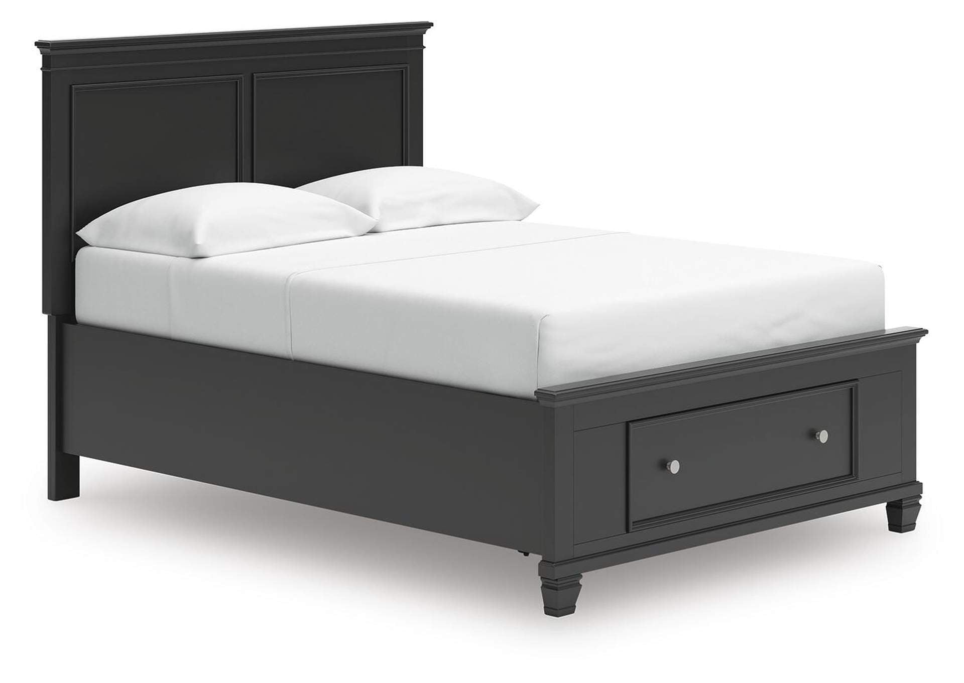 Lanolee Full Panel Storage Bed, Dresser and Chest angled view