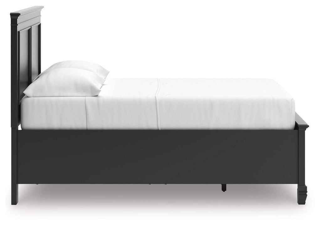 Lanolee Full Panel Storage Bed, Dresser and Chest side view