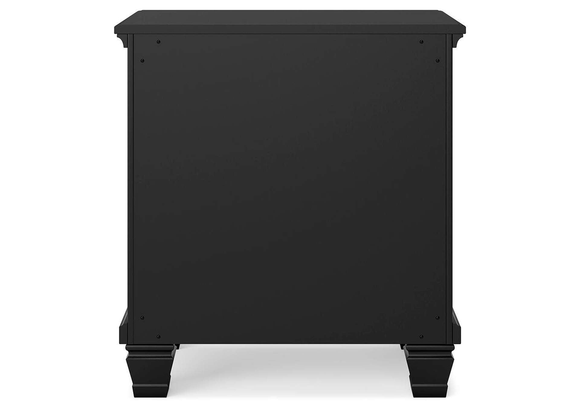 Lanolee Queen Panel Bed with Mirrored Dresser, Chest and 2 Nightstands
