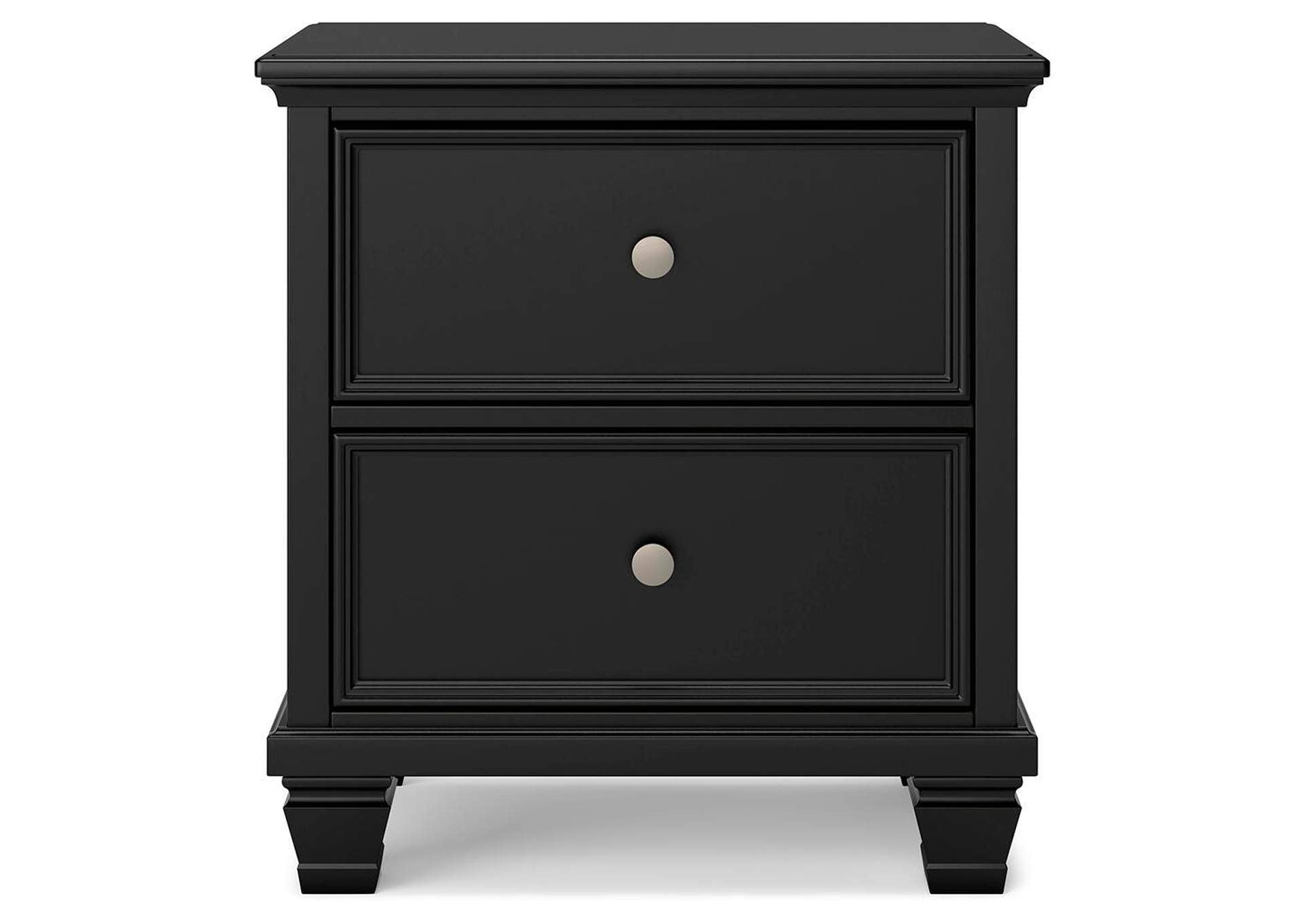 Lanolee Full Panel Bed with Mirrored Dresser and 2 Nightstands