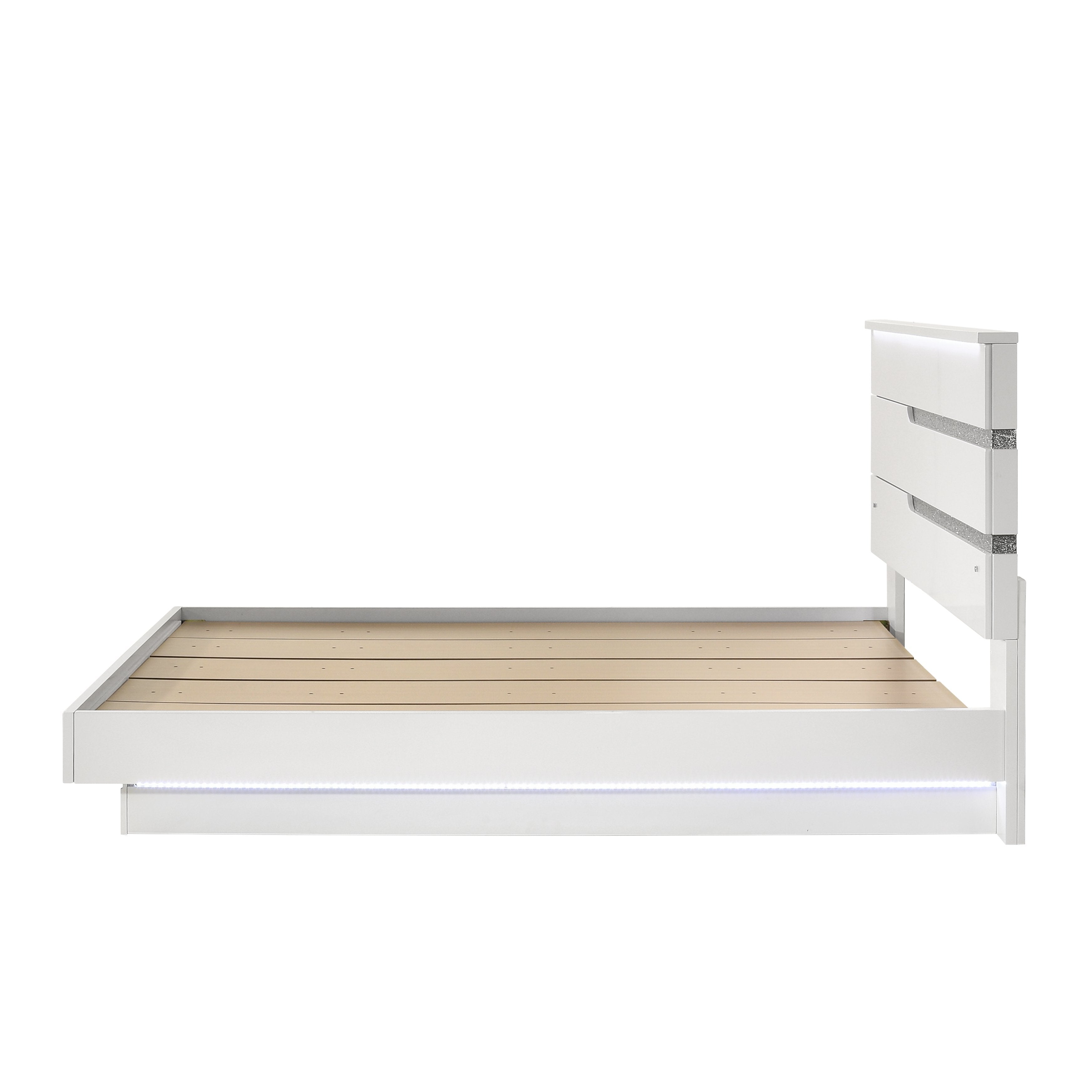 Paradox Platform Bed King Bed - White