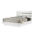 Paradox Platform Bed Queen Bed - White