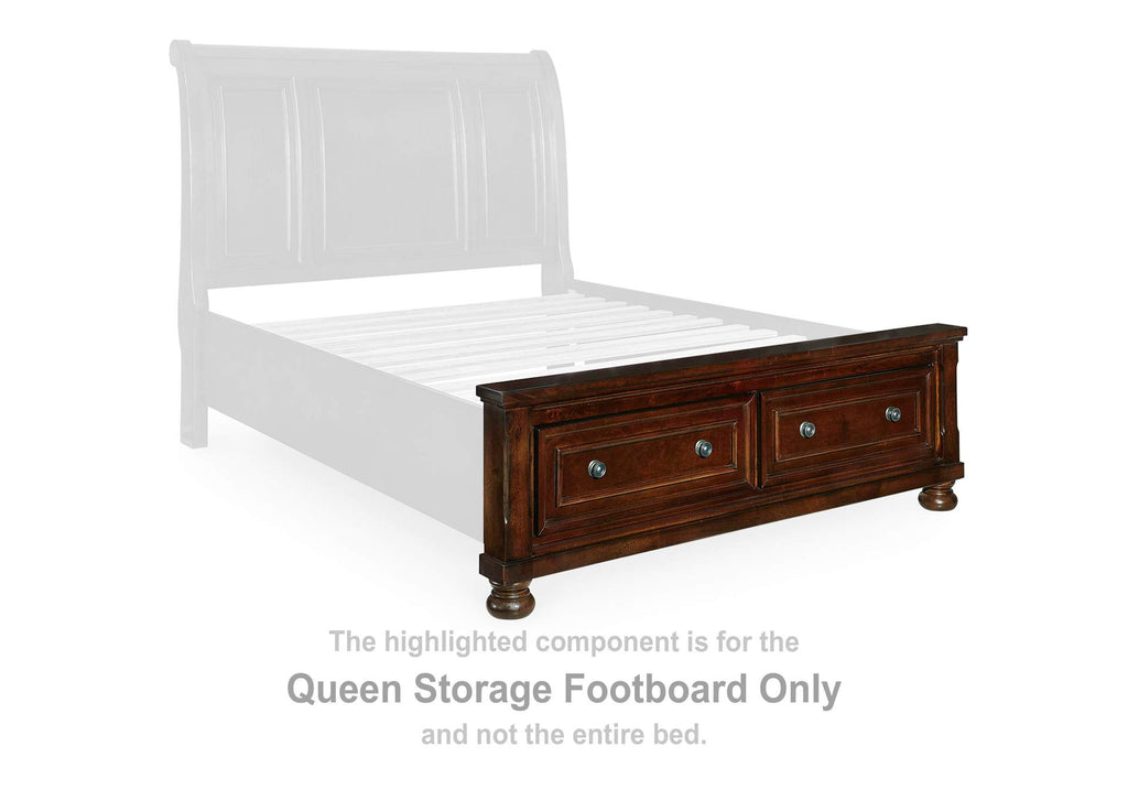 Porter Queen Sleigh Storage Bed