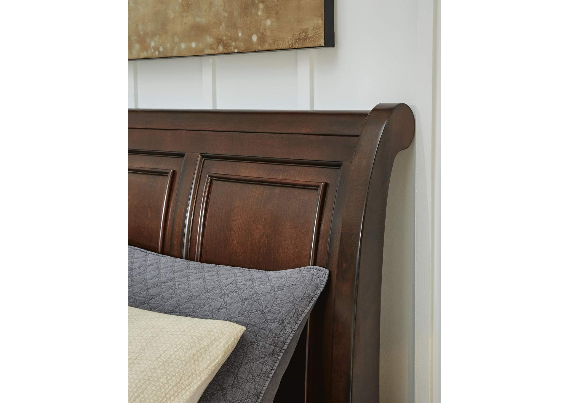Porter King Sleigh Storage Bed detail