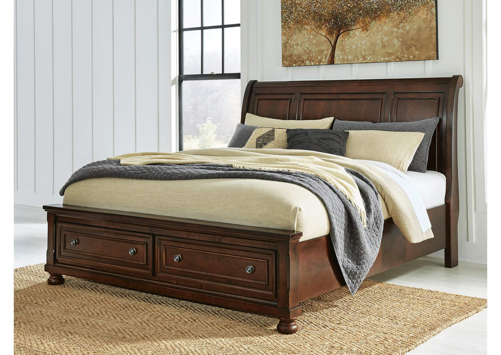 Porter King Sleigh Storage Bed