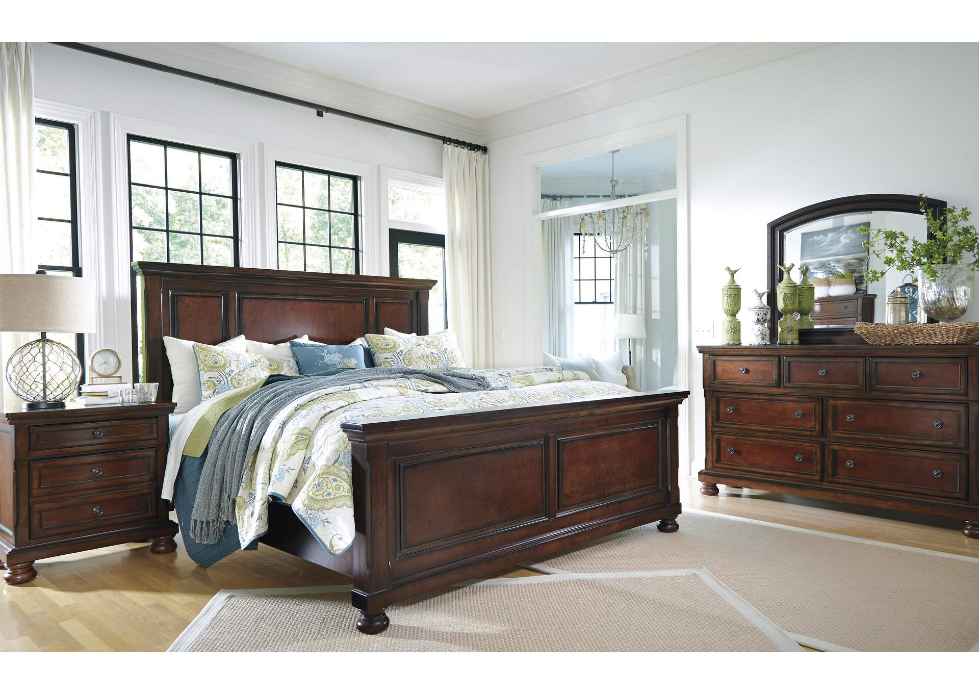 Porter King Panel Bed