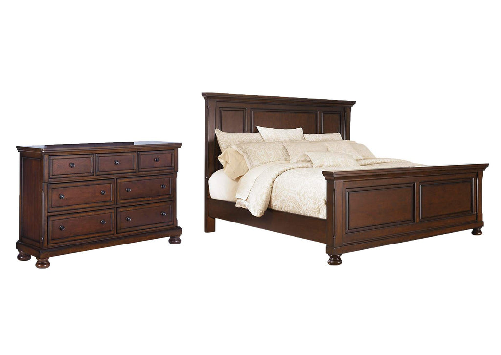 Porter Queen Panel Bed with Dresser