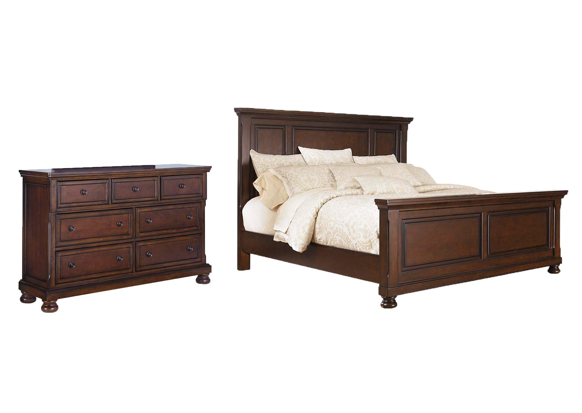 Porter Queen Panel Bed with Dresser