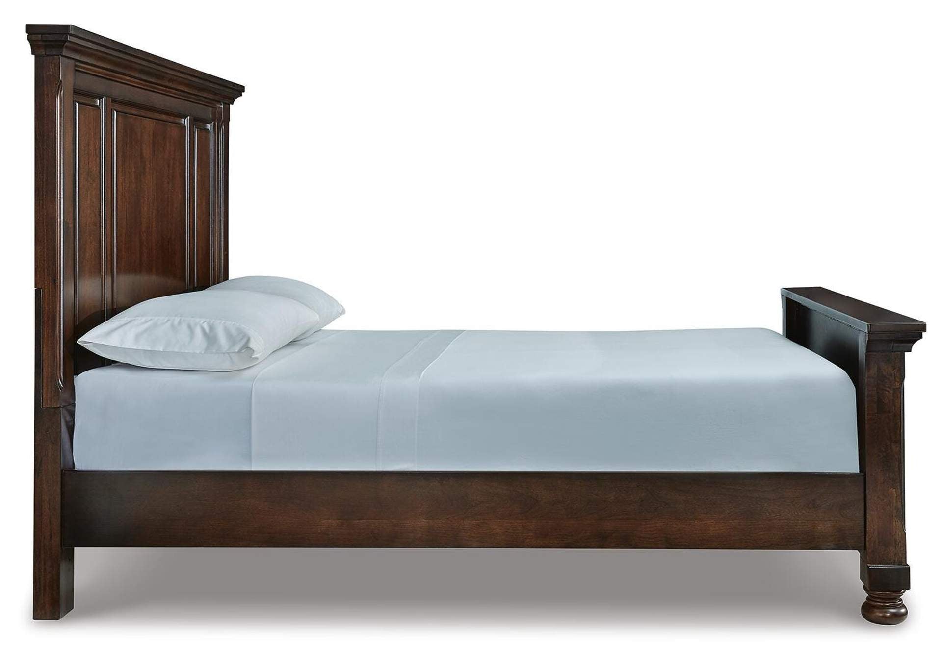 Porter Queen Panel Bed side view