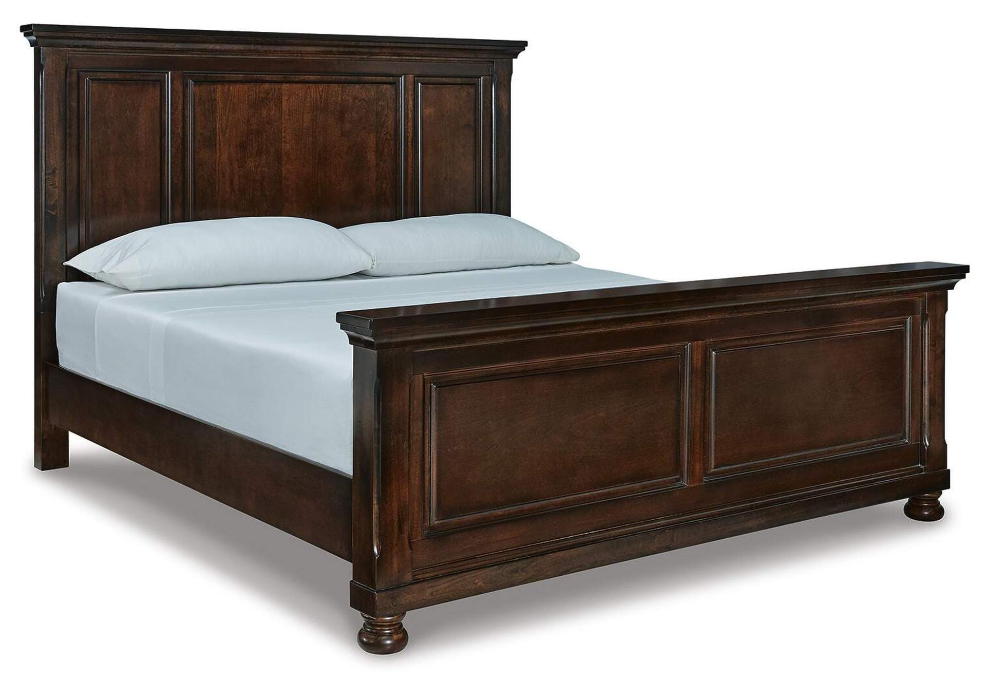 Porter King Panel Bed angled view