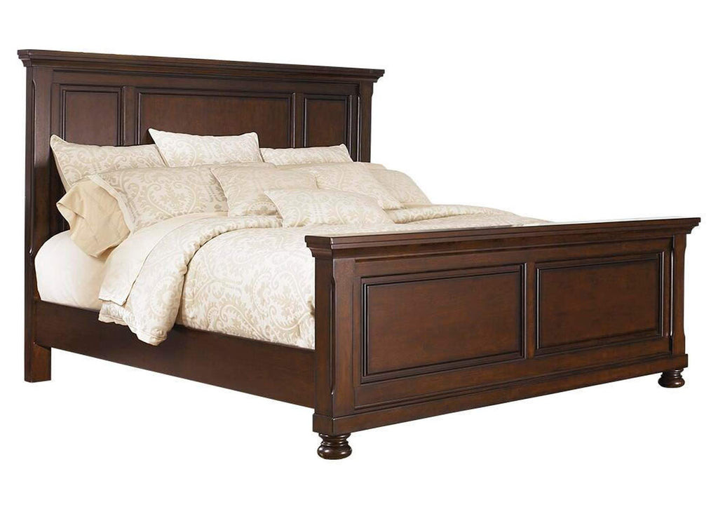 Porter Queen Panel Bed with Mirrored Dresser