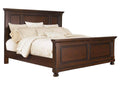 Porter California King Panel Bed with Mirrored Dresser