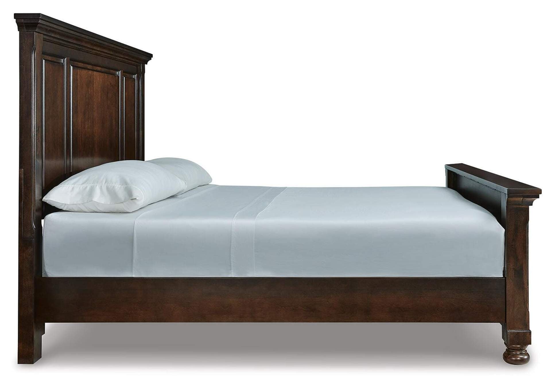 Porter King Panel Bed side view