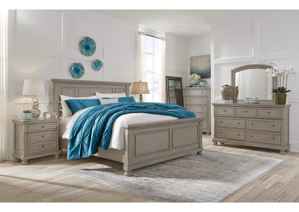 Lettner Queen Panel Bed and Dresser