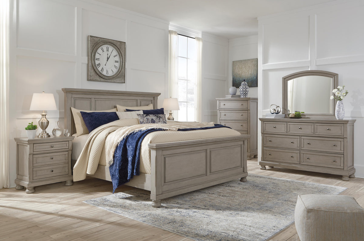 Lettner California King Sleigh Bed with 2 Storage Drawers - image 5