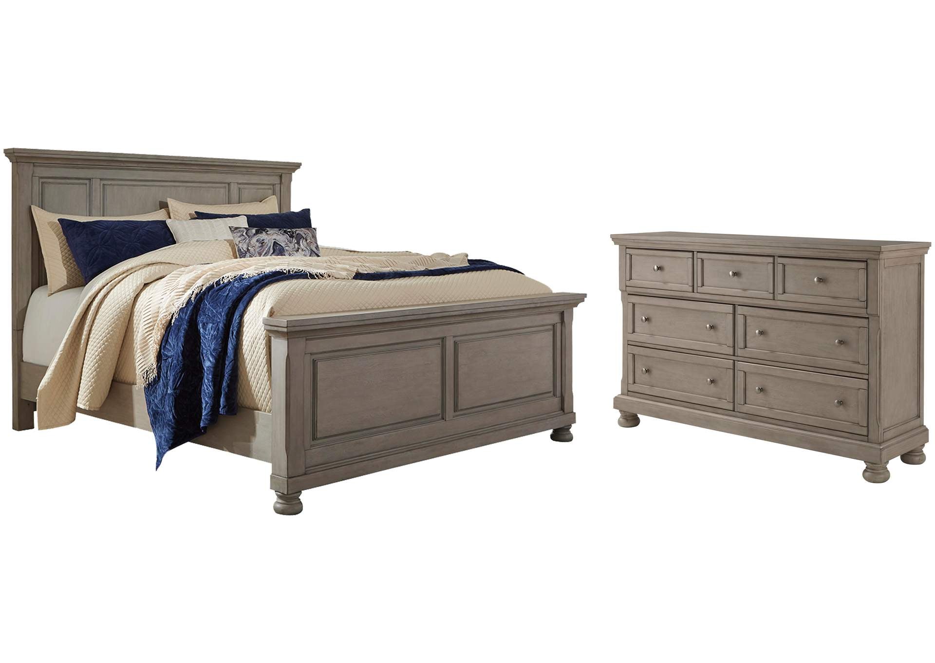 Lettner Queen Panel Bed and Dresser