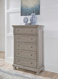 Lettner Chest of Drawers in Light Gray