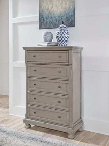 Lettner Chest of Drawers in Light Gray