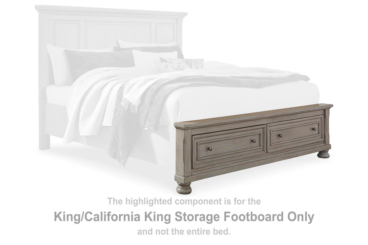 Lettner California King Sleigh Bed with 2 Storage Drawers - image 9