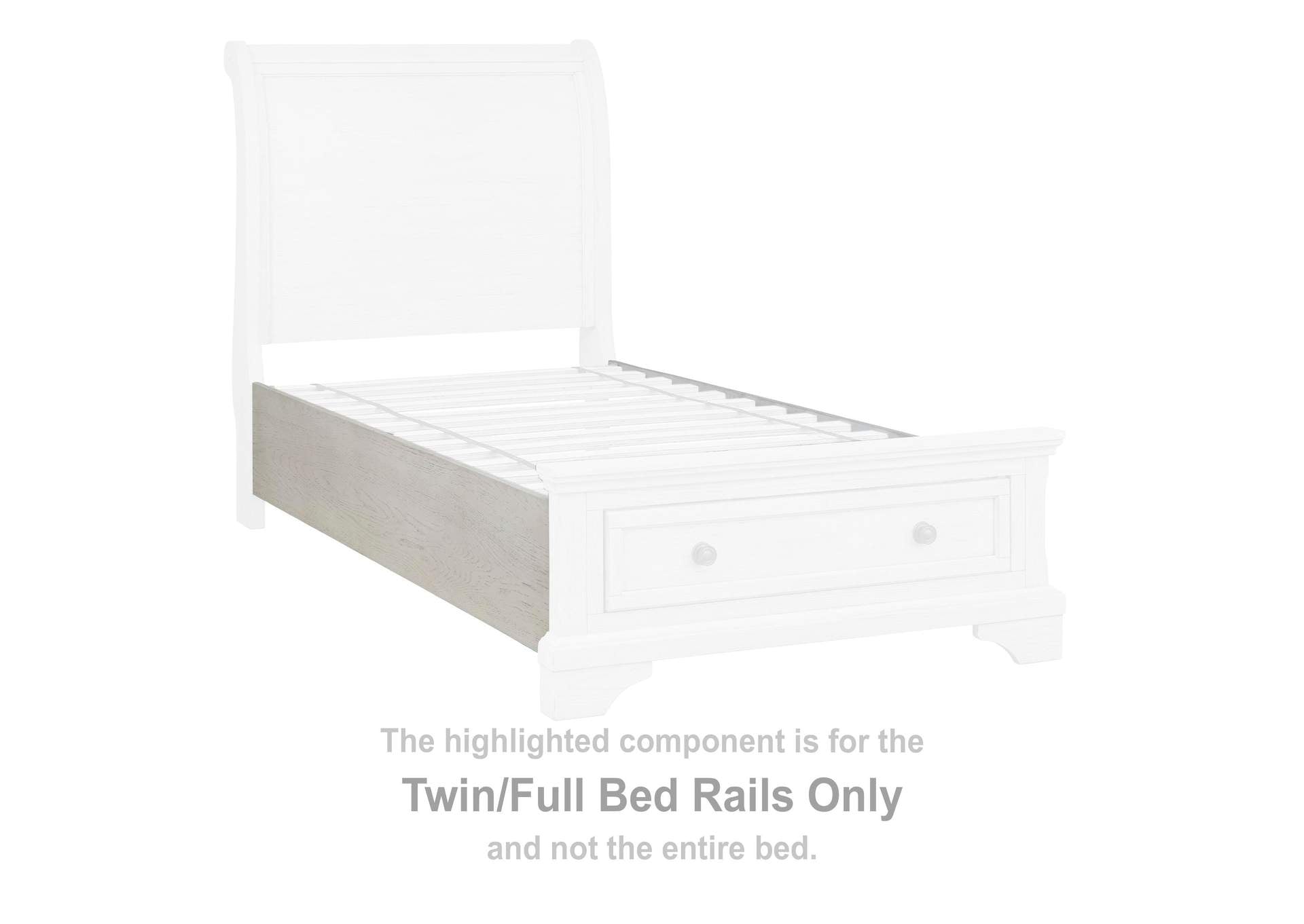 Robbinsdale Full Storage Bed and Nightstand