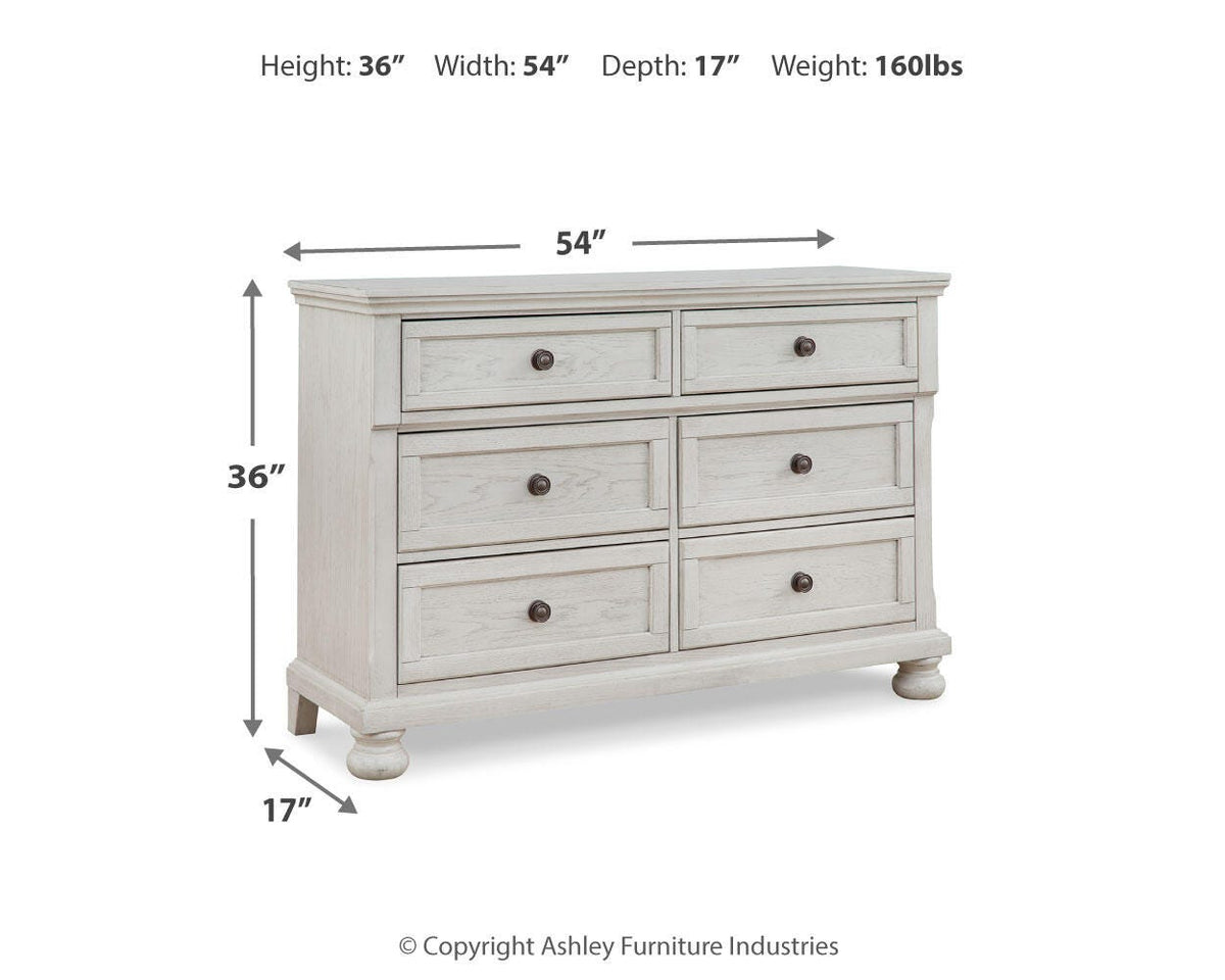 Robbinsdale Dresser in Antique White, alternate view 9