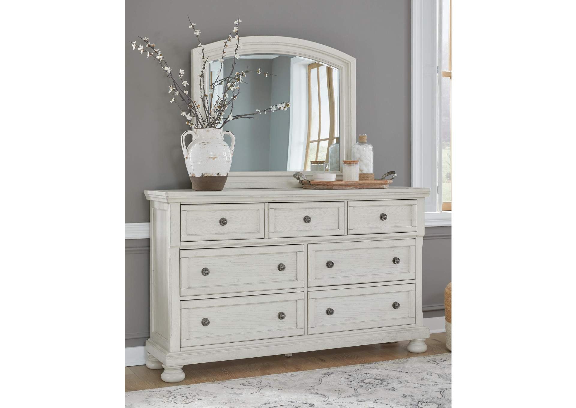 Robbinsdale Dresser and Mirror room view