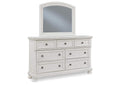 Robbinsdale Dresser and Mirror angled view