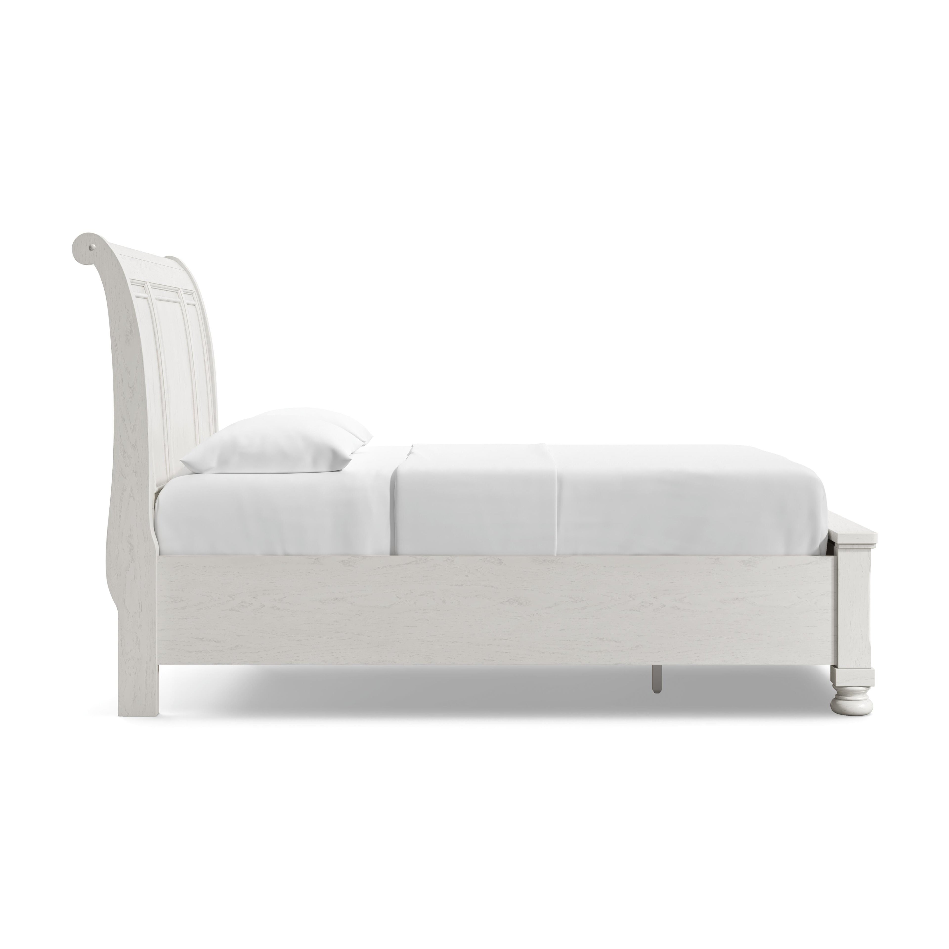 Robbinsdale Queen Sleigh Bed with 2 Storage Drawers — detail 4