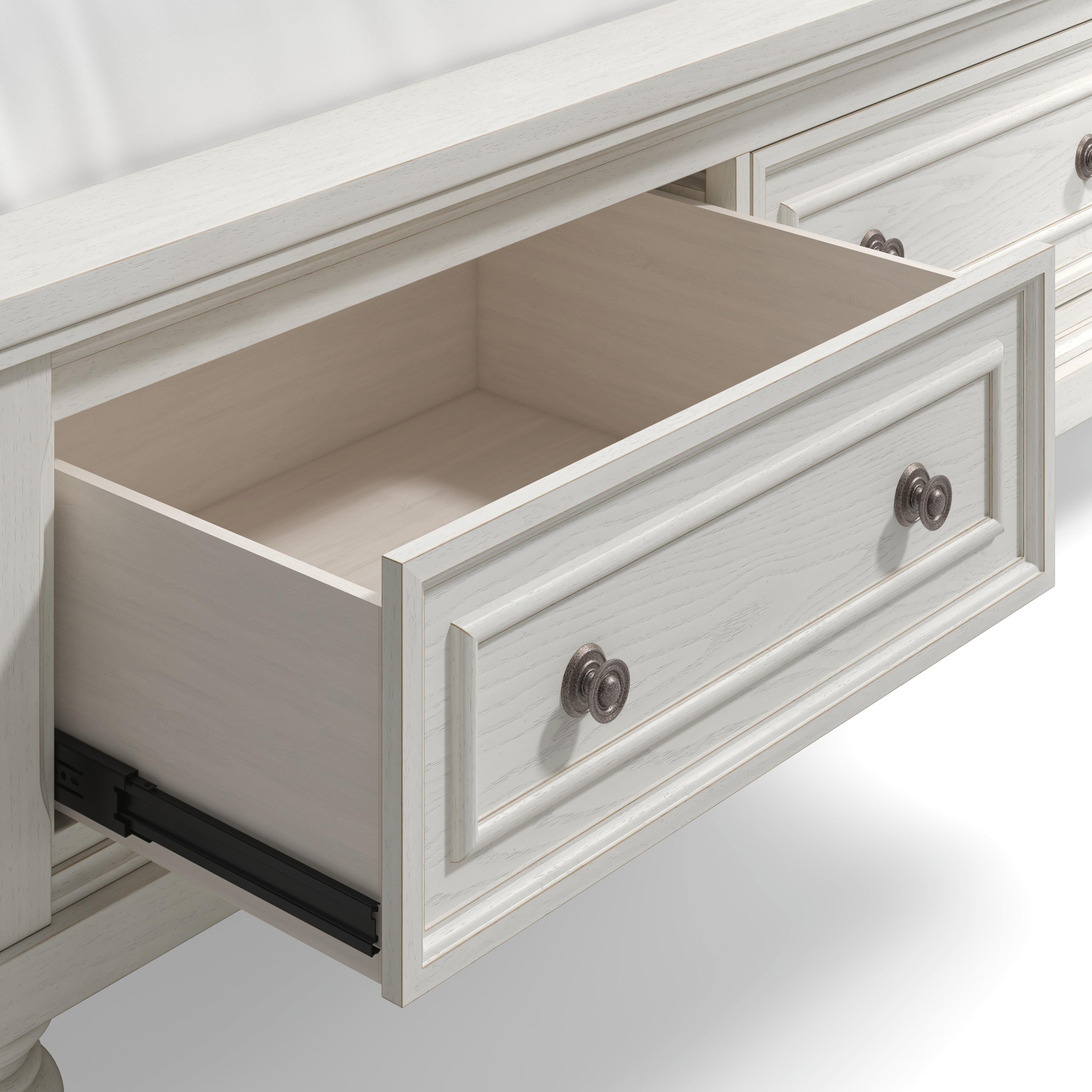 Robbinsdale Queen Sleigh Bed with 2 Storage Drawers — detail 3