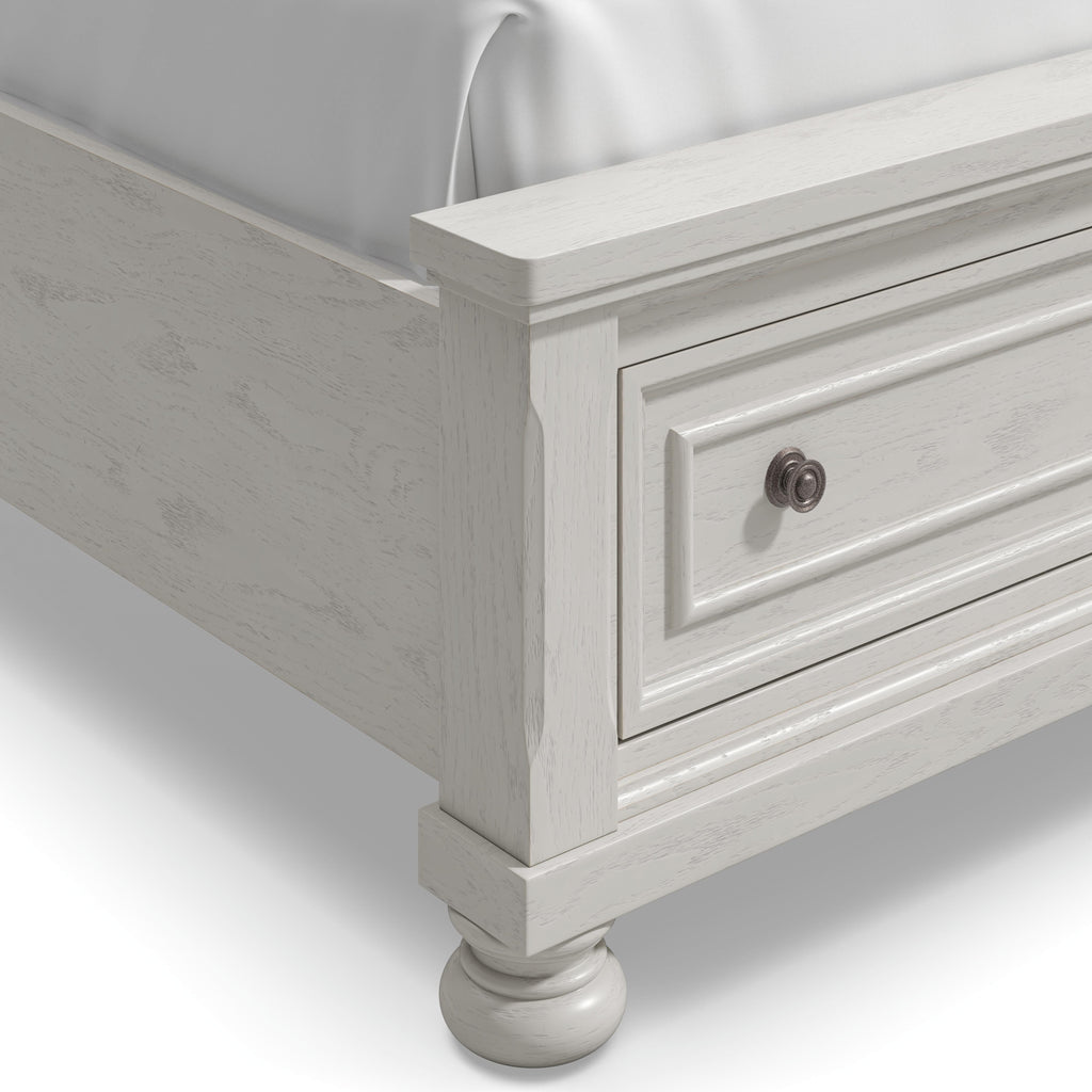 Robbinsdale California King Sleigh Bed with 2 Storage Drawers — detail 6