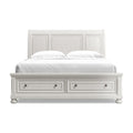 Robbinsdale California King Sleigh Bed with 2 Storage Drawers — main view