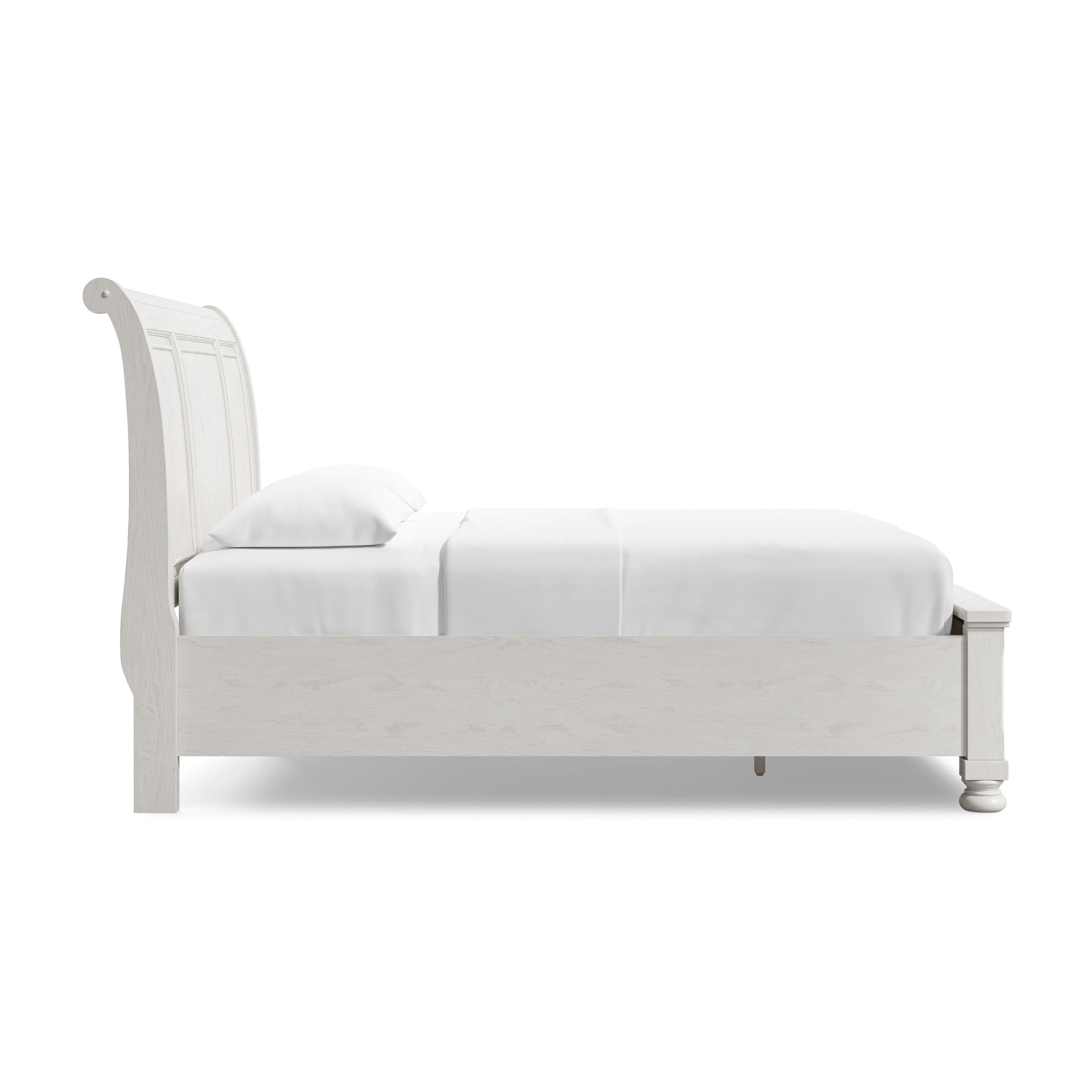 Robbinsdale California King Sleigh Bed with 2 Storage Drawers — detail 4