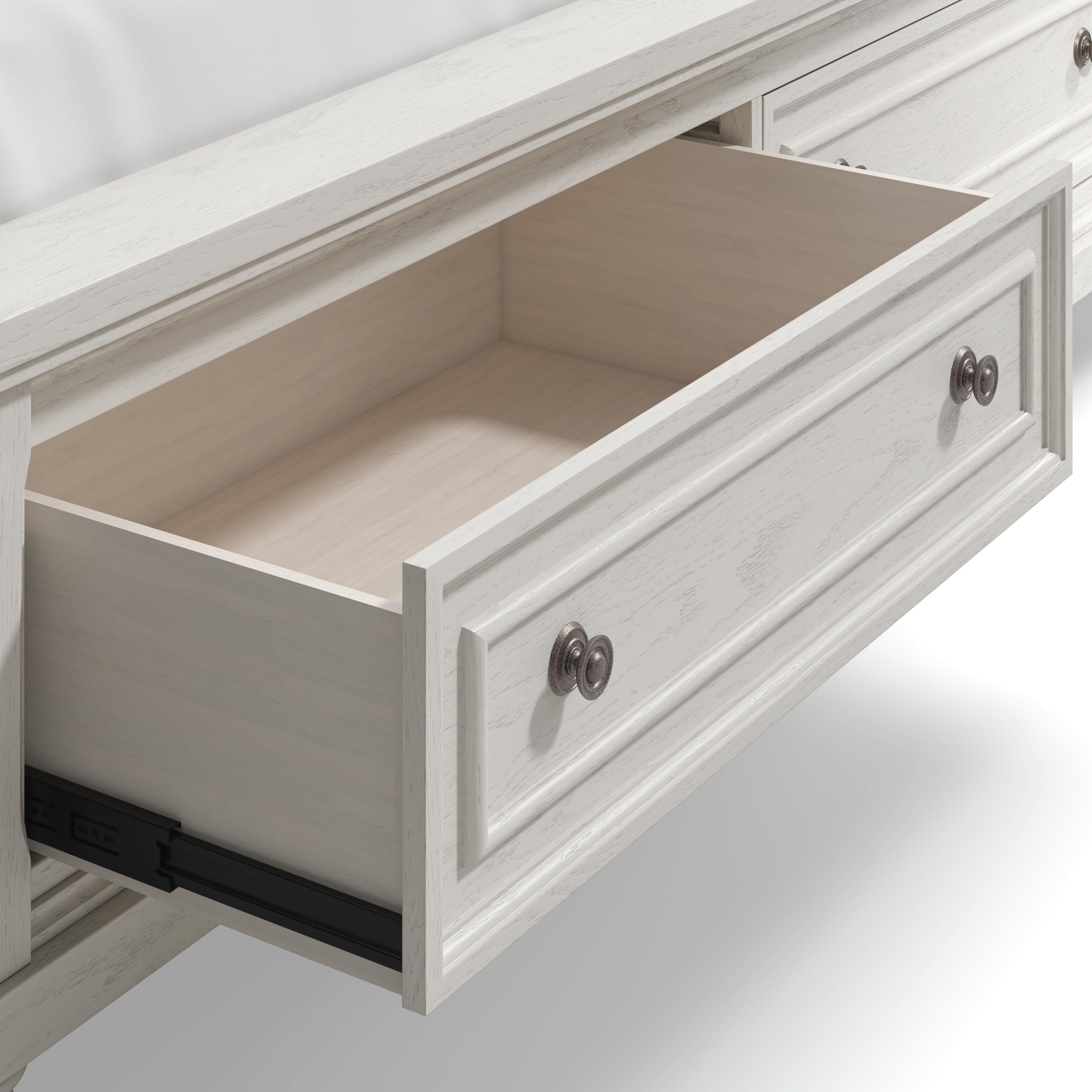 Robbinsdale California King Sleigh Bed with 2 Storage Drawers — detail 3